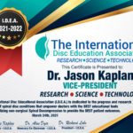 Dr. Jason Kaplan Appointed Vice-President of the International Disc Education Association